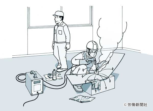 どんな災害が起こる 第72回 アーク溶接作業 安全スタッフ連載記事 労働新聞社